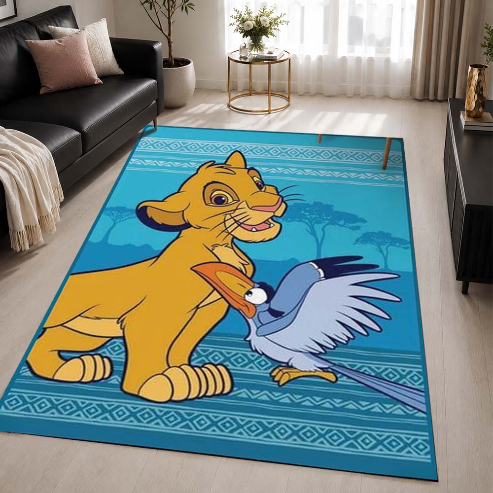 The Lion King Simba And Zazu Area Rug - The Lion King Floor Mat