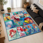 The Little Mermaid Ariel 02 Area Rug - The Little Mermaid Floor Mat 2