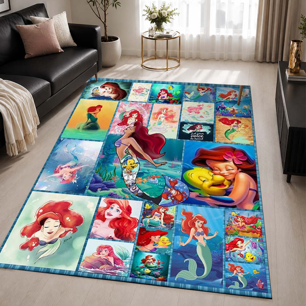 The Little Mermaid Ariel 02 Area Rug - The Little Mermaid Floor Mat