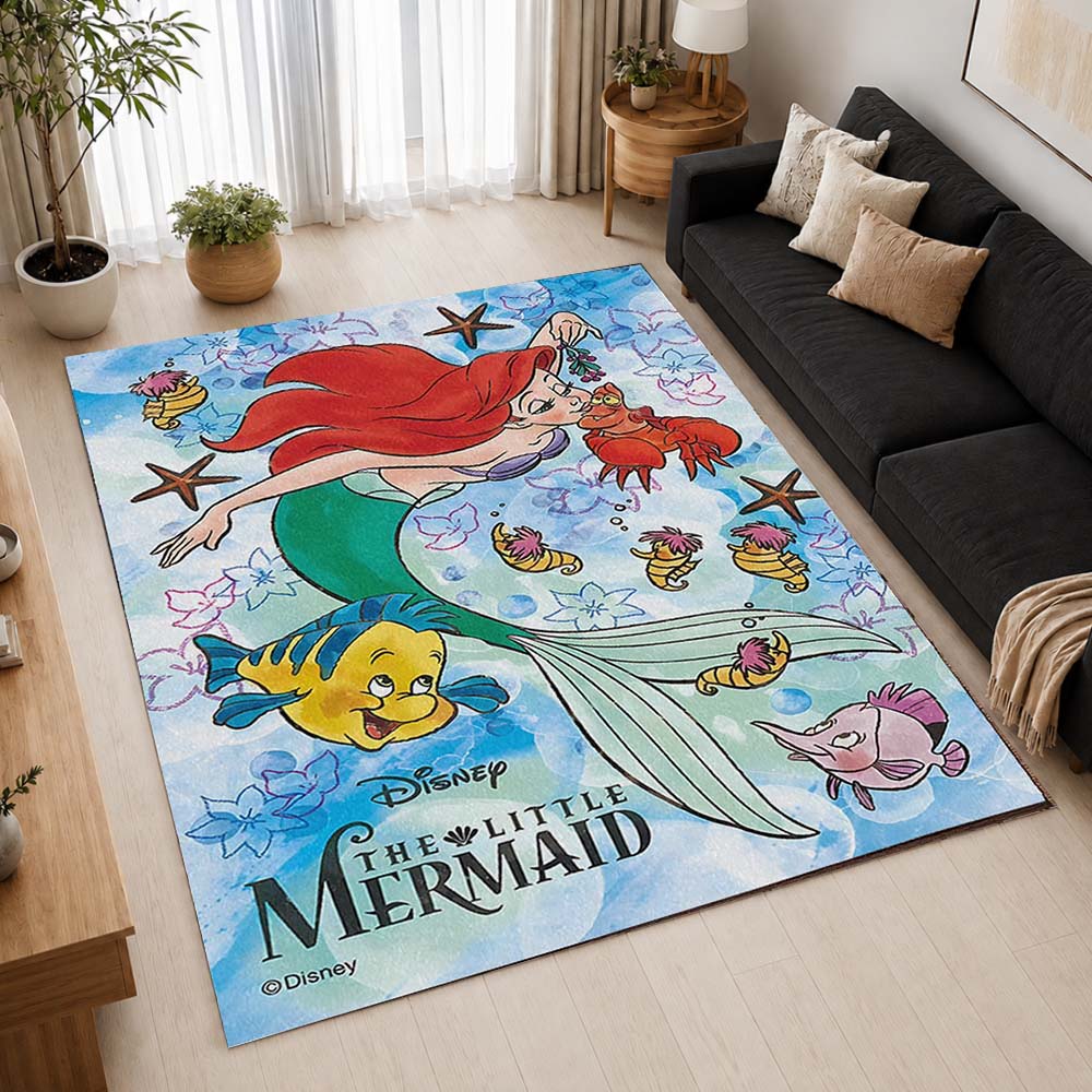 The Little Mermaid Ariel 04 Area Rug - The Little Mermaid Floor Mat 2