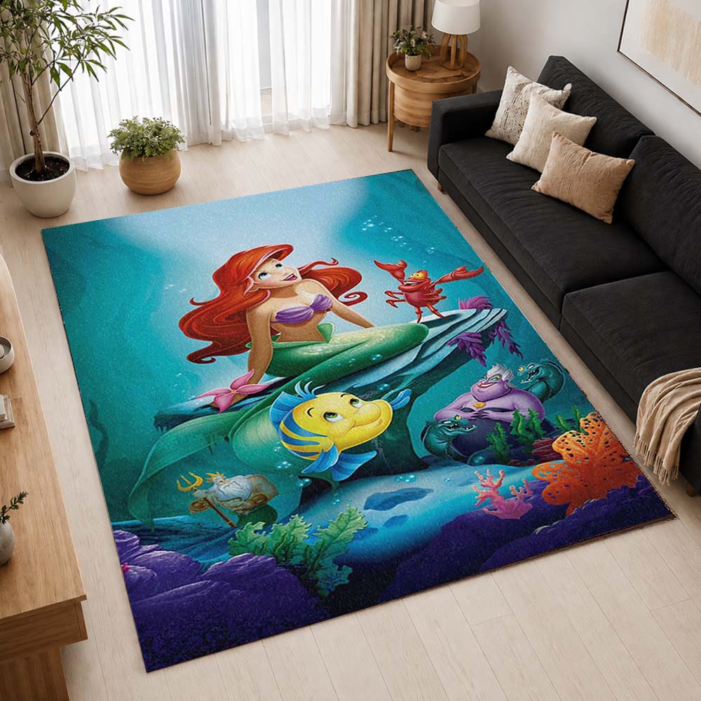 The Little Mermaid Ariel 06 Area Rug - The Little Mermaid Floor Mat 2