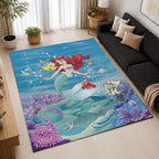 The Little Mermaid Ariel 10 Area Rug - The Little Mermaid Floor Mat 2