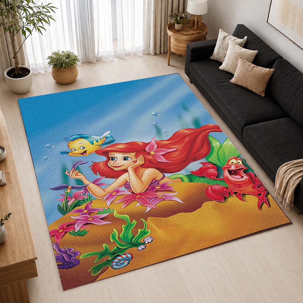 The Little Mermaid Ariel 12 Area Rug - The Little Mermaid Floor Mat 2