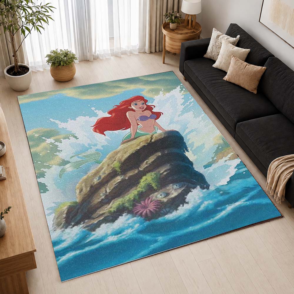 The Little Mermaid Ariel 15 Area Rug - The Little Mermaid Floor Mat 2