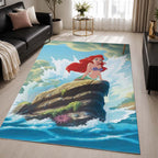The Little Mermaid Ariel 15 Area Rug - The Little Mermaid Floor Mat