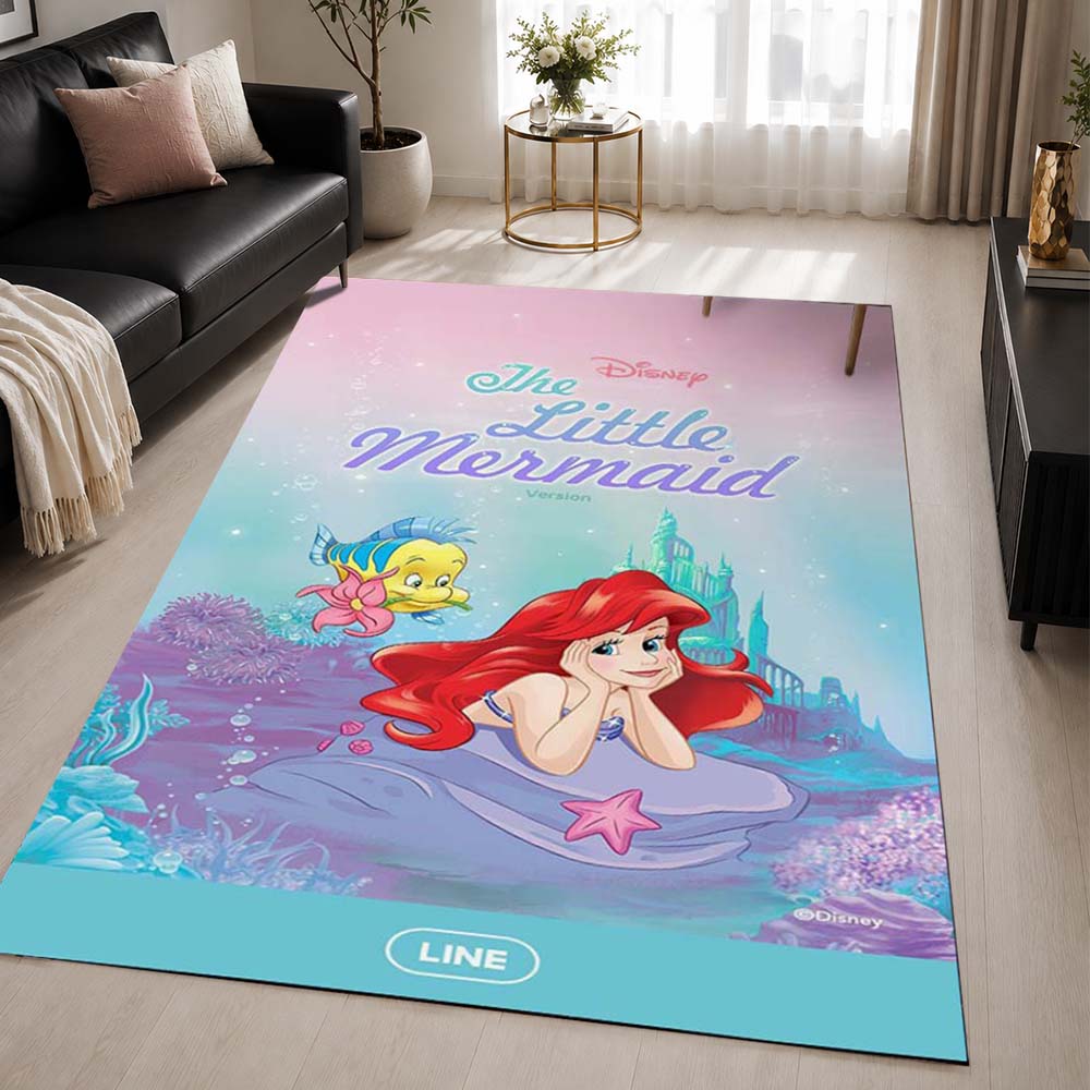 The Little Mermaid Ariel 17 Area Rug - The Little Mermaid Floor Mat