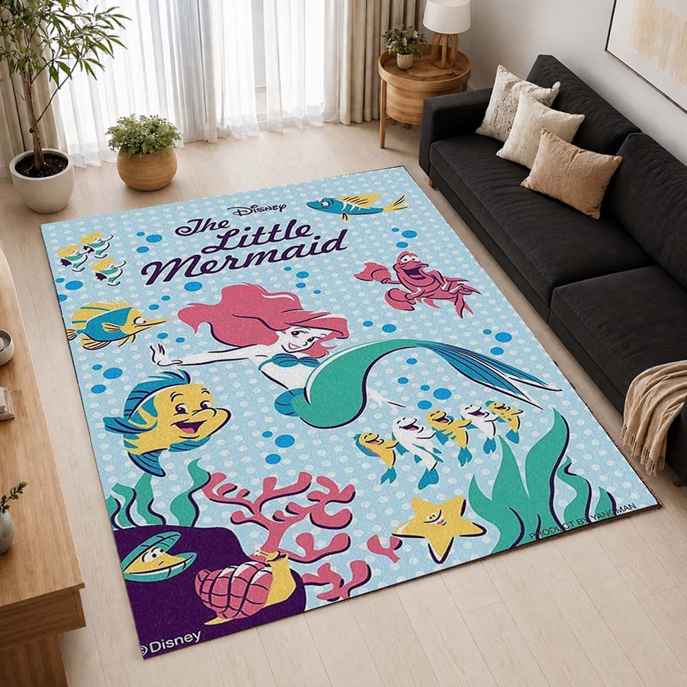 The Little Mermaid Ariel 22 Area Rug - The Little Mermaid Floor Mat 2