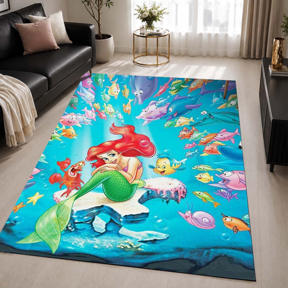 The Little Mermaid Ariel 23 Area Rug - The Little Mermaid Floor Mat