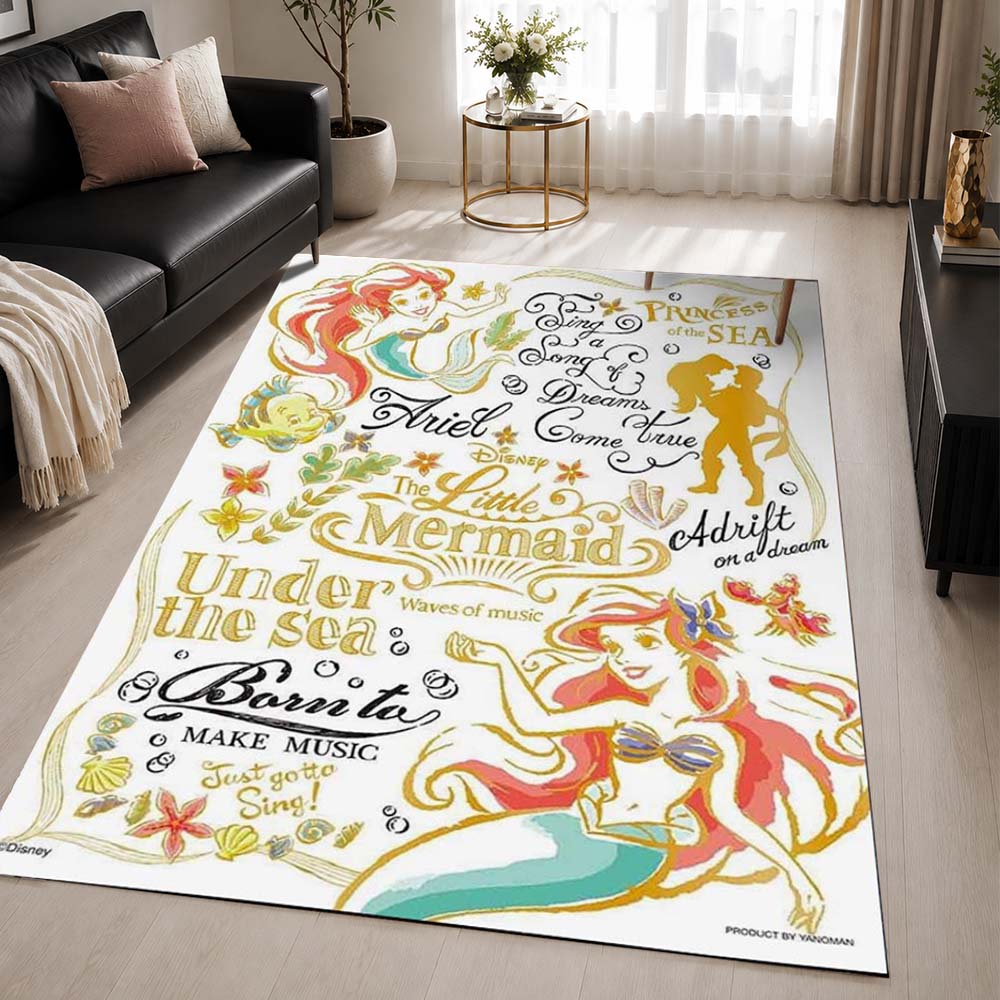 The Little Mermaid Ariel 24 Area Rug - The Little Mermaid Floor Mat