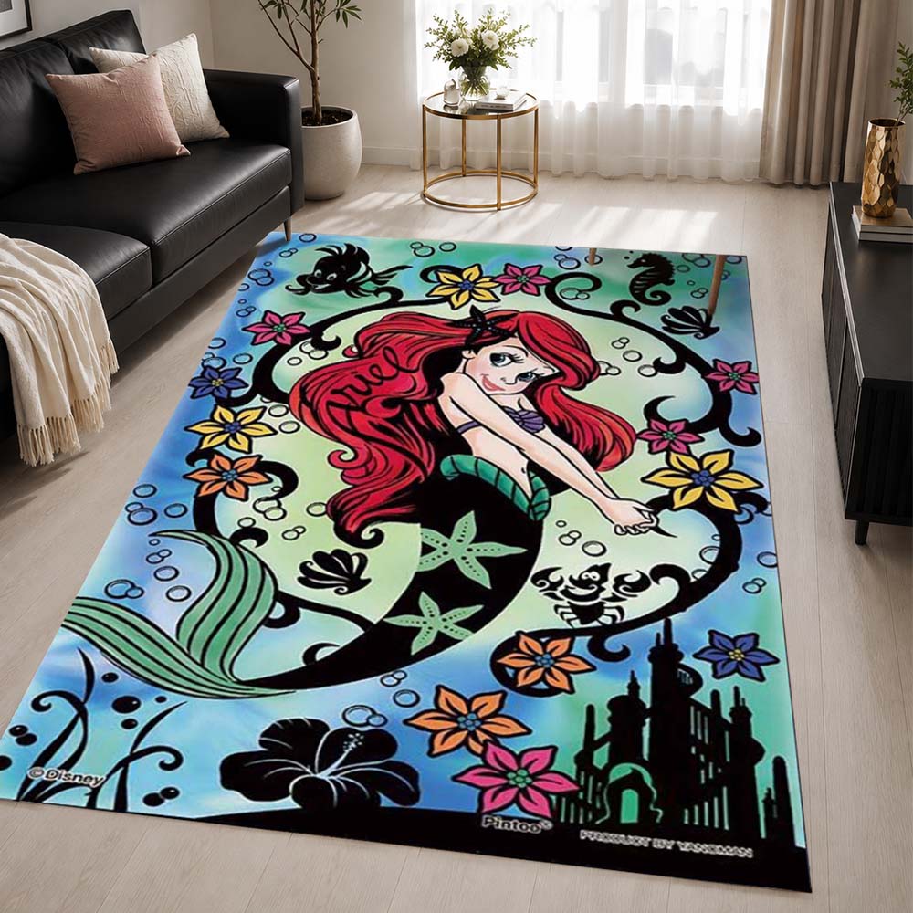 The Little Mermaid Ariel 25 Area Rug - The Little Mermaid Floor Mat
