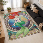 The Little Mermaid Ariel 27 Area Rug - The Little Mermaid Floor Mat 2