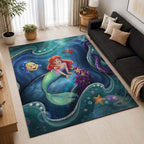 The Little Mermaid Ariel 29 Area Rug - The Little Mermaid Floor Mat 2