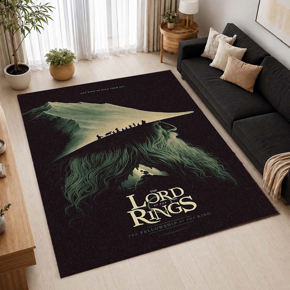 The Lord Of The Rings The Fellowship Of The Ring 2 Area Rug - The Lord of the Rings Floor Mat 2