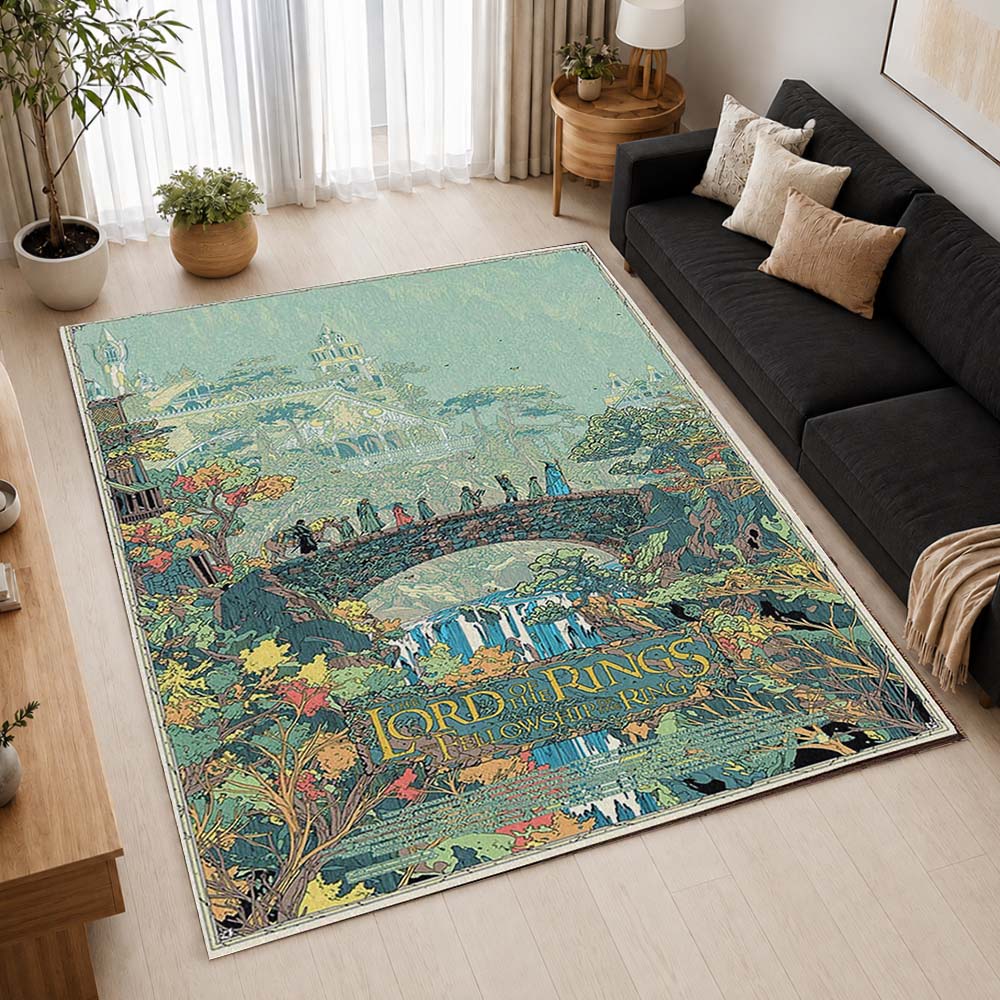 The Lord of The Rings 14 Area Rug - The Lord of the Rings Floor Mat 2