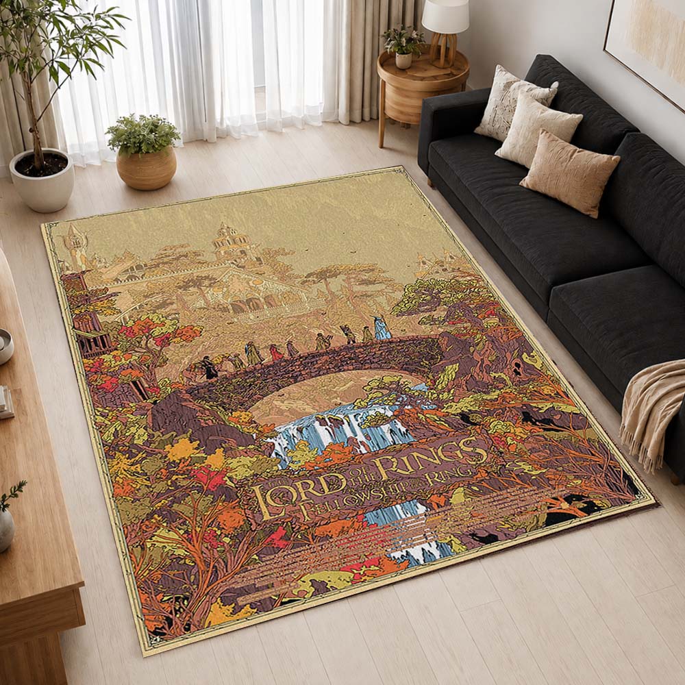 The Lord of The Rings 15 Area Rug - The Lord of the Rings Floor Mat 2