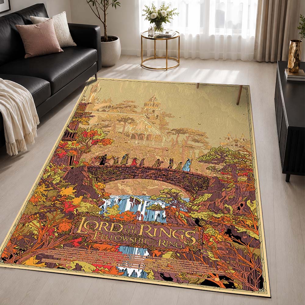 The Lord of The Rings 15 Area Rug - The Lord of the Rings Floor Mat