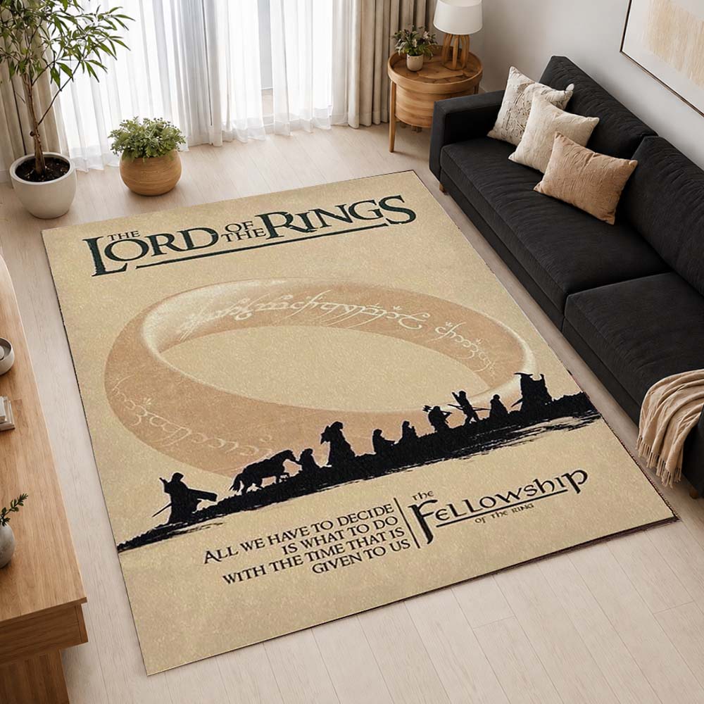 The Lord of The Rings 16 Area Rug - The Lord of the Rings Floor Mat 2