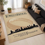 The Lord of The Rings 16 Area Rug - The Lord of the Rings Floor Mat 2