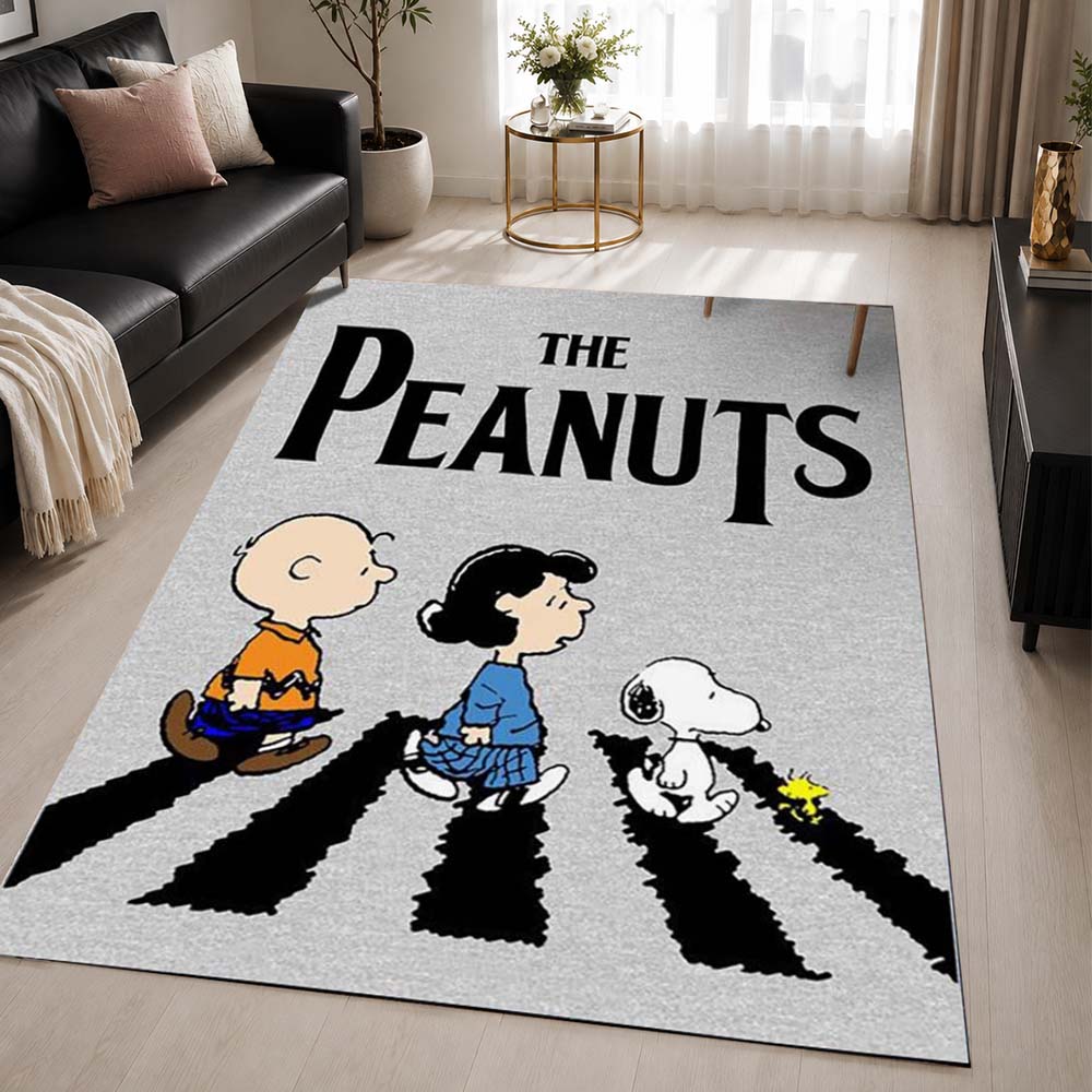The Peanuts Characters 4 Area Rug - The Peanuts Floor Mat