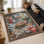 The Seven Dwarfs in Snow White Disney 1 Area Rug - Snow White Floor Mat 2