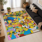 The Simpsons All Characters 06 Area Rug - The Simpsons Floor Mat 2