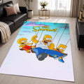 The Simpsons All Characters 11 Area Rug - The Simpsons Floor Mat