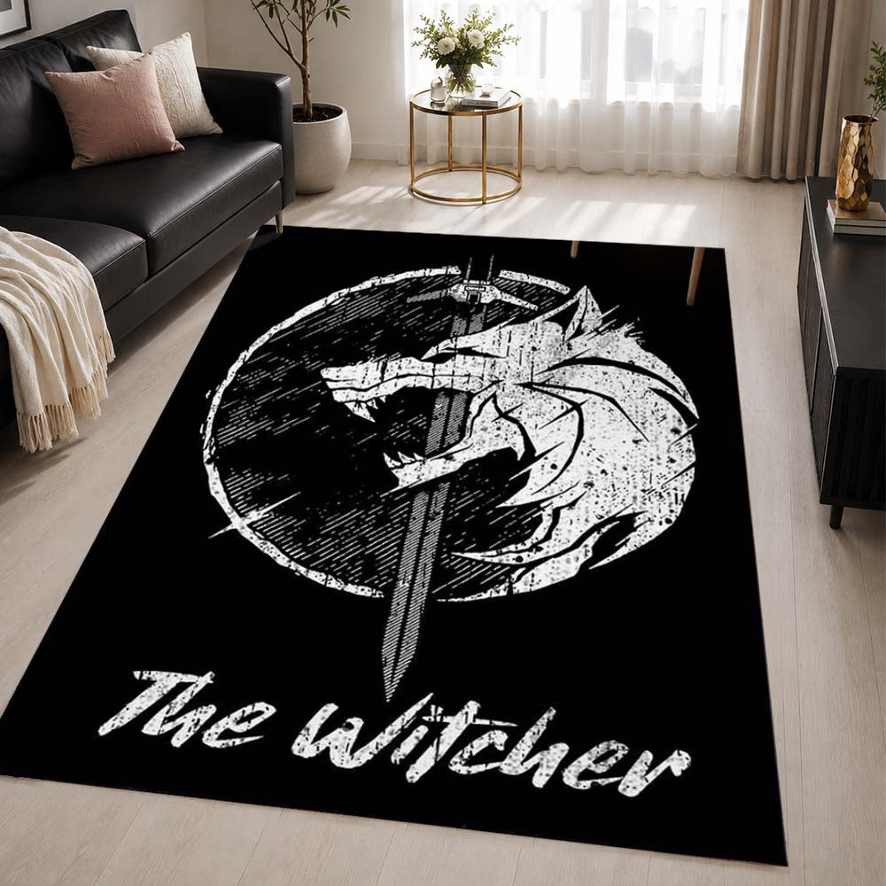 The Witcher Wild Hunt Wolf 02 Area Rug - The Witcher Floor Mat