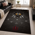 The Witcher Wild Hunt Wolf 03 Area Rug - The Witcher Floor Mat
