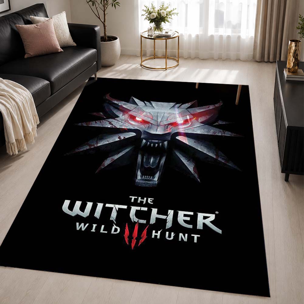 The Witcher Wild Hunt Wolf 1 Area Rug - The Witcher Floor Mat
