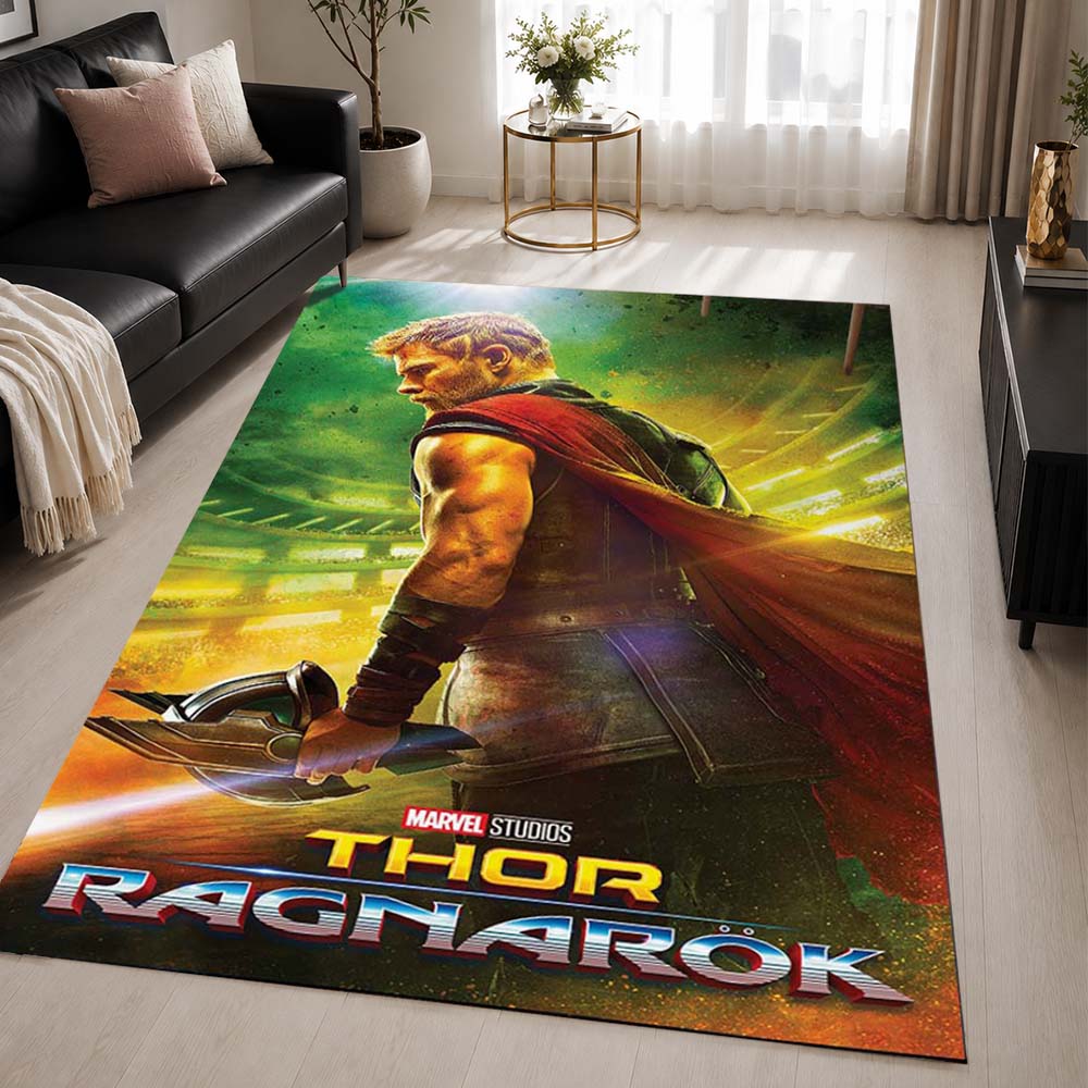 Thor Ragnarok Marvel Area Rug - Thor Floor Mat