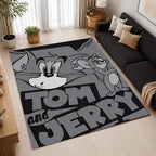 Tom And Jerry Cartoon Characters 13 Area Rug - Tom and Jerry Floor Mat 2