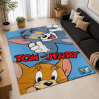 Tom And Jerry Cartoon Characters 14 Area Rug - Tom and Jerry Floor Mat 2