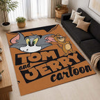 Tom And Jerry Cartoon Characters 18 Area Rug - Tom and Jerry Floor Mat 2