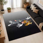 Tom And Jerry Cartoon Characters 26 Area Rug - Tom and Jerry Floor Mat 2