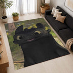 Toothless How To Train Your Dragon 01 Area Rug - How To Train Your Dragon Floor Mat 2