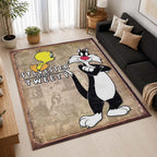 Tweety And Sylvester Looney Tunes 03 Area Rug - Looney Tunes Floor Mat 2