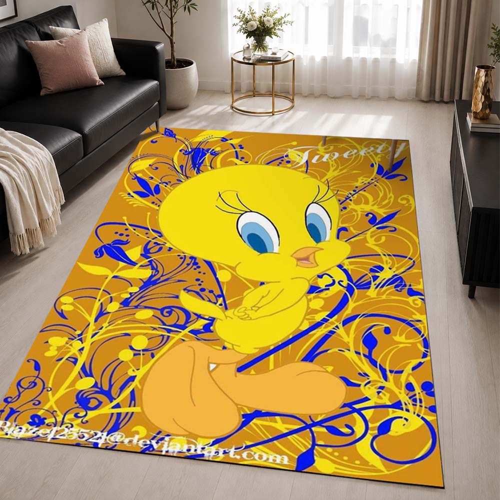 Tweety Bird Looney Tunes 02 Area Rug - Looney Tunes Floor Mat