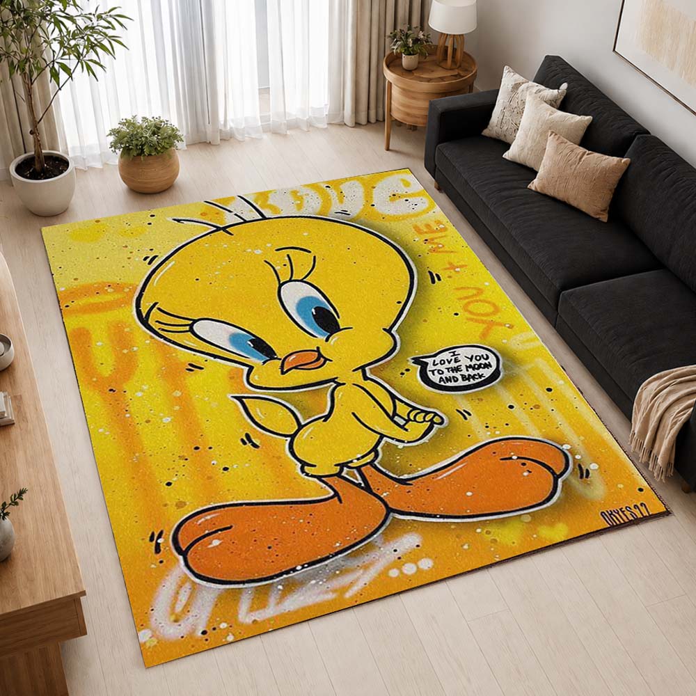 Tweety Bird Looney Tunes 07 Area Rug - Looney Tunes Floor Mat 2
