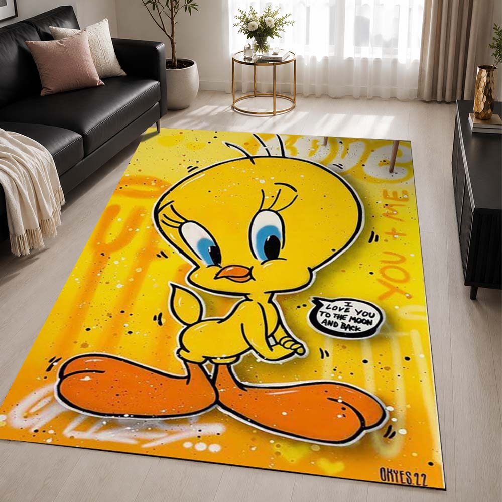 Tweety Bird Looney Tunes 07 Area Rug - Looney Tunes Floor Mat