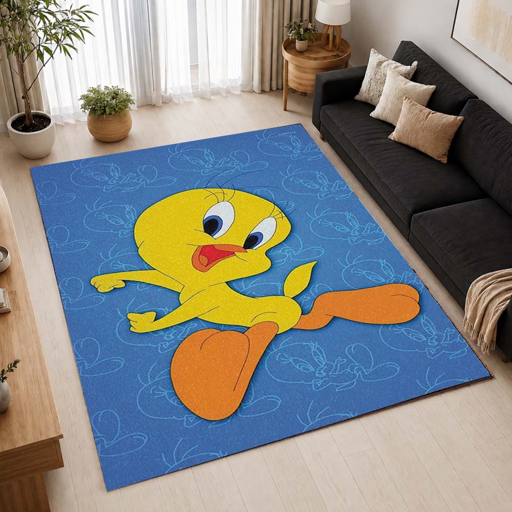 Tweety Bird Looney Tunes 10 Area Rug - Looney Tunes Floor Mat 2