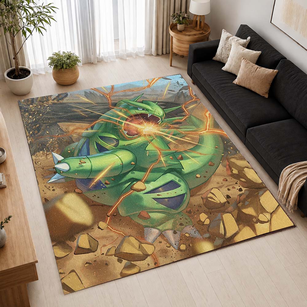 Tyranitar Pokemon 3 Area Rug - Pokemon Floor Mat 2