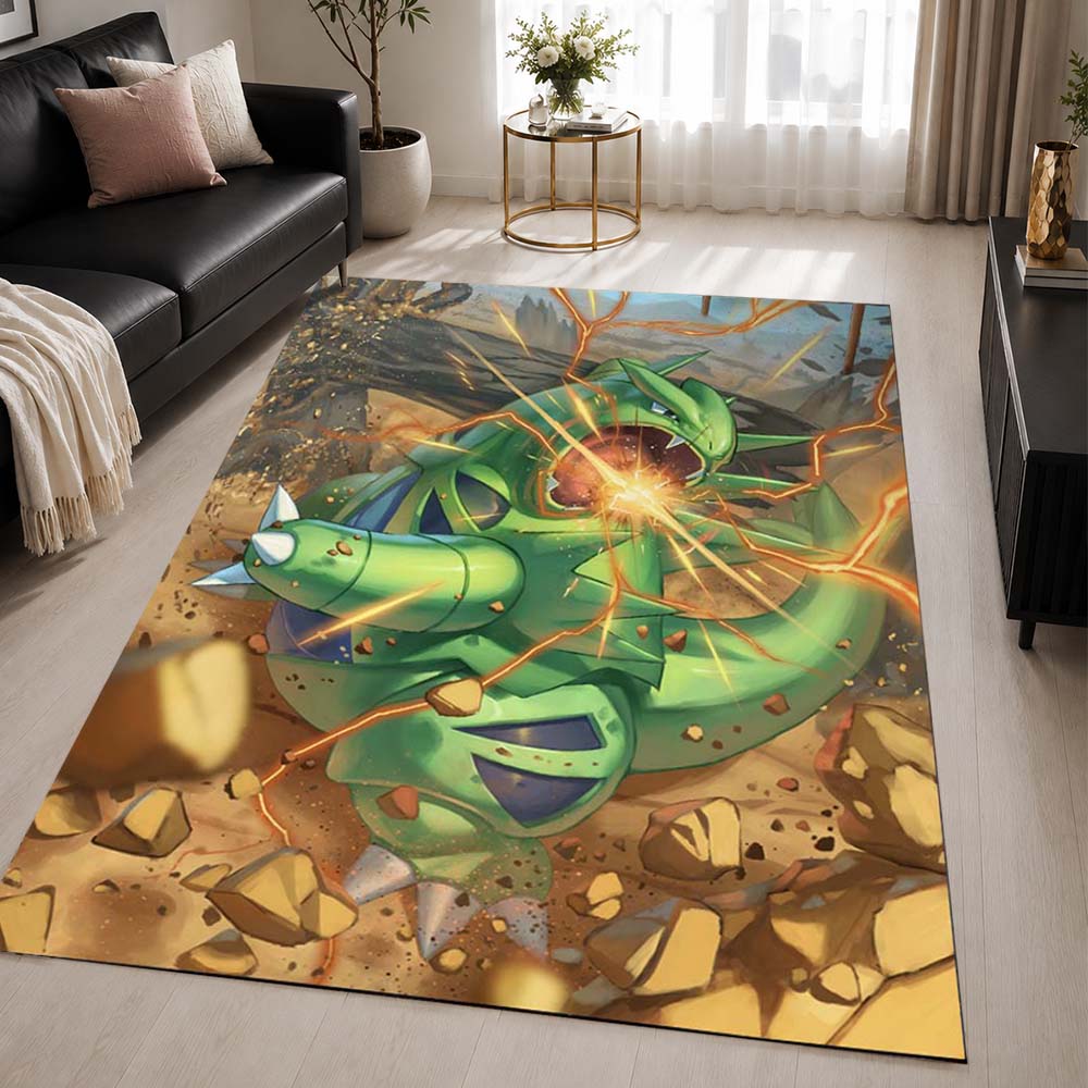 Tyranitar Pokemon 3 Area Rug - Pokemon Floor Mat