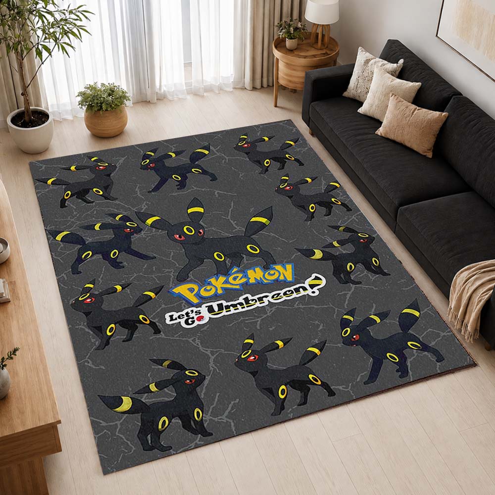 Umbreon Pokemon 1 Area Rug - Pokemon Floor Mat 2
