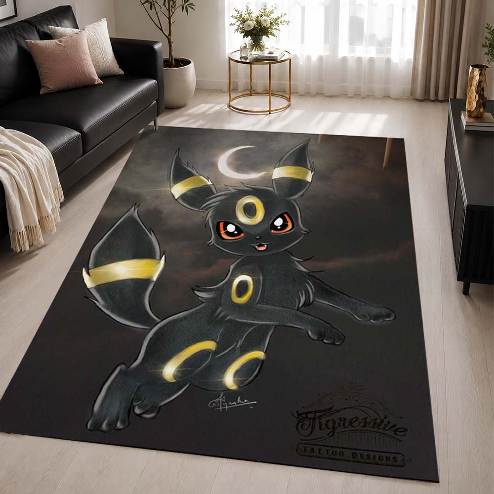 Umbreon Pokemon 16 Area Rug - Pokemon Floor Mat