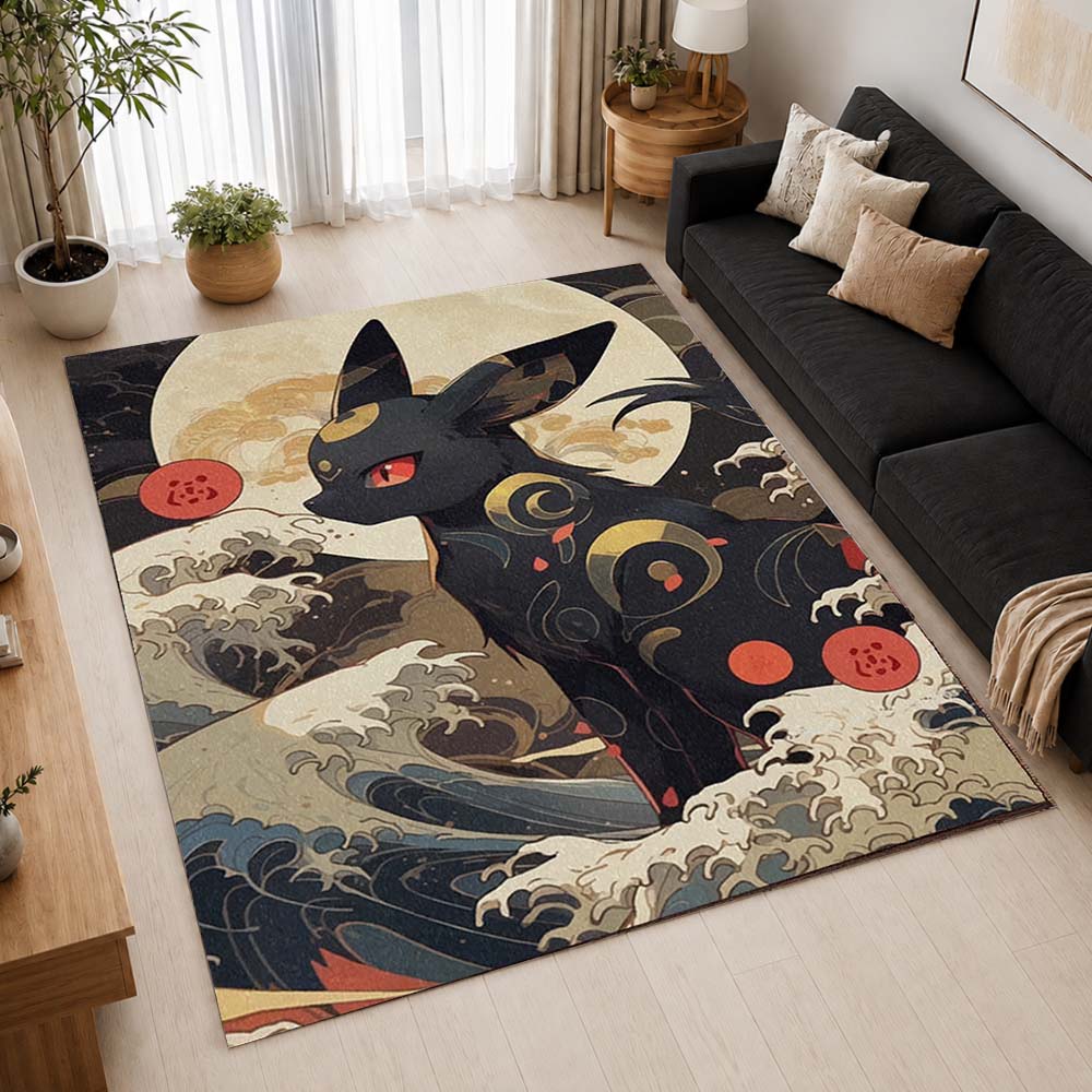 Umbreon Pokemon 17 Area Rug - Pokemon Floor Mat 2