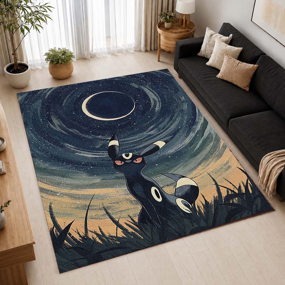 Umbreon Pokemon 19 Area Rug - Pokemon Floor Mat 2