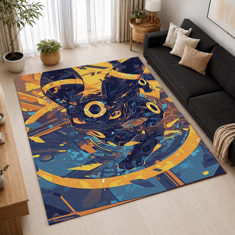 Umbreon Pokemon 3 Area Rug - Pokemon Floor Mat 2