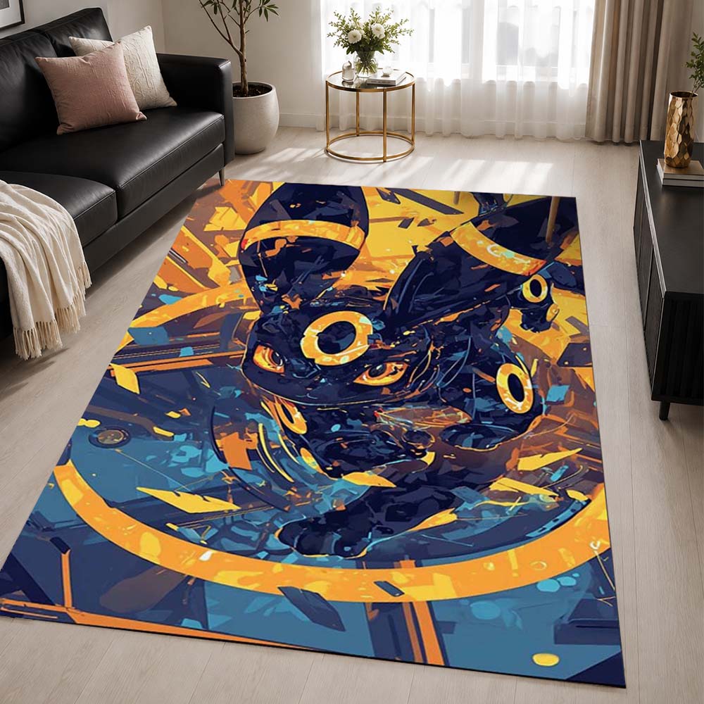 Umbreon Pokemon 3 Area Rug - Pokemon Floor Mat