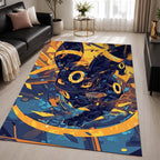 Umbreon Pokemon 3 Area Rug - Pokemon Floor Mat