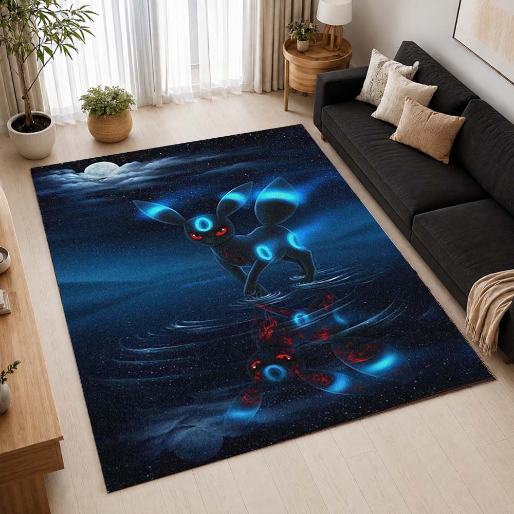 Umbreon Pokemon 5 Area Rug - Pokemon Floor Mat 2
